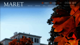 What Maret.org website looked like in 2019 (4 years ago)