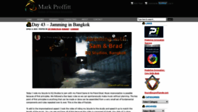 What Markproffitt.com website looked like in 2019 (4 years ago)
