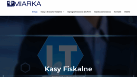 What Miarka.eu website looked like in 2019 (5 years ago)