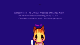 What Mangakitty.com website looked like in 2019 (4 years ago)