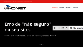 What Mindnet.com.br website looked like in 2019 (4 years ago)