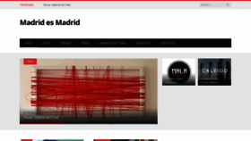 What Madridesmadrid.com website looked like in 2019 (4 years ago)