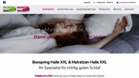 What Matratzenxxl.de website looked like in 2019 (4 years ago)