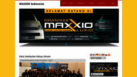 What Maxxio.org website looked like in 2019 (4 years ago)