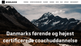 What Mindjuice.dk website looked like in 2019 (4 years ago)