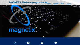 What Magnetix.rs website looked like in 2019 (4 years ago)