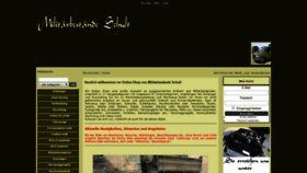 What Militaerbestaende-schult.de website looked like in 2019 (4 years ago)