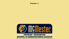 What Mcmester.hu website looked like in 2019 (4 years ago)