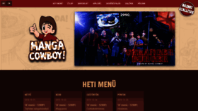 What Mangacowboy.hu website looked like in 2019 (4 years ago)