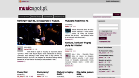 What Musicspot.pl website looked like in 2019 (4 years ago)