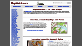 What Mapwatch.com website looked like in 2019 (4 years ago)