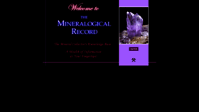 What Minrec.org website looked like in 2019 (6 years ago)