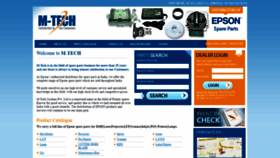 What Mtechspares.com website looked like in 2019 (4 years ago)