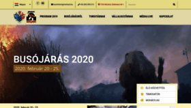 What Mohacsibusojaras.hu website looked like in 2019 (4 years ago)