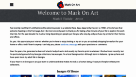 What Markonart.com website looked like in 2019 (4 years ago)