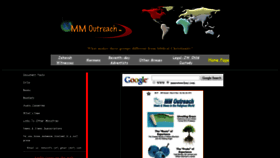 What Mmoutreachinc.com website looked like in 2019 (4 years ago)