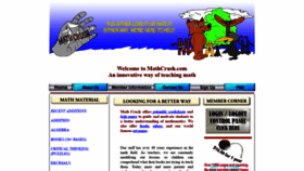 What Mathcrush.com website looked like in 2019 (4 years ago)