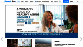 What Mydesert.com website looked like in 2019 (5 years ago)
