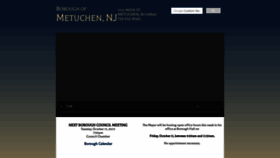 What Metuchennj.org website looked like in 2019 (4 years ago)