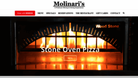 What Molinaris.com website looked like in 2019 (4 years ago)