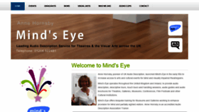 What Mindseyedescription.co.uk website looked like in 2019 (4 years ago)