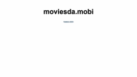What Moviesda.mobi website looked like in 2019 (4 years ago)