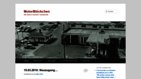 What Motorbloeckchen.de website looked like in 2019 (4 years ago)