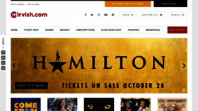 What Mirvish.com website looked like in 2019 (4 years ago)
