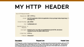 What Myhttpheader.com website looked like in 2019 (4 years ago)