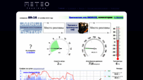 What Meteoclub.kz website looked like in 2019 (4 years ago)