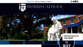 What Morriscatholic.org website looked like in 2019 (4 years ago)