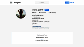 What Mariagabrielap.com website looked like in 2019 (4 years ago)