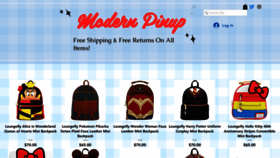 What Modernpinup.com website looked like in 2019 (4 years ago)