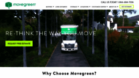 What Movegreen.com website looked like in 2019 (4 years ago)