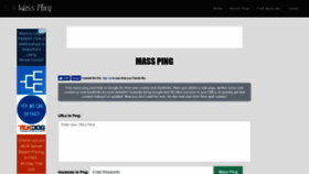 What Massping.org website looked like in 2019 (4 years ago)