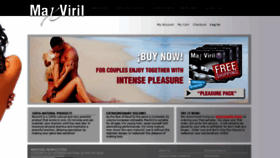 What Maxviril-australia.com website looked like in 2019 (4 years ago)