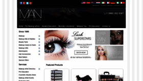 What Makeupart.net website looked like in 2019 (4 years ago)