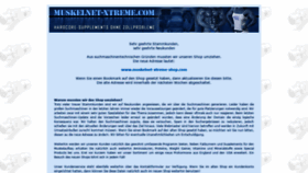 What Muskelnet-xtreme.com website looked like in 2019 (4 years ago)
