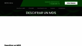 What Md5online.es website looked like in 2019 (4 years ago)