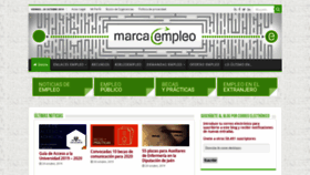 What Marcaempleo.es website looked like in 2019 (4 years ago)