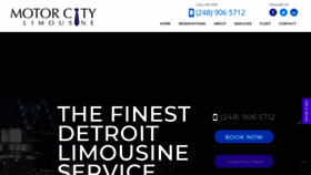 What Motorcitylimousine.com website looked like in 2019 (4 years ago)
