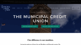What Municipalcu.com website looked like in 2019 (4 years ago)