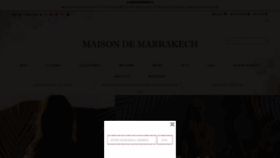 What Maisondemarrakech.com website looked like in 2019 (4 years ago)