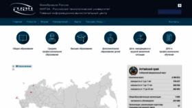 What Miccedu.ru website looked like in 2019 (4 years ago)