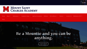 What Mountsaintcharles.org website looked like in 2019 (4 years ago)