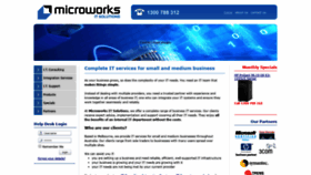 What Microworks.com.au website looked like in 2019 (4 years ago)