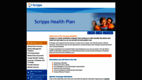What Myscrippshealthplan.com website looked like in 2019 (4 years ago)