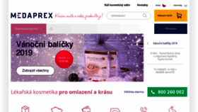 What Medaprex.cz website looked like in 2019 (4 years ago)