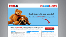 What Mypetcobenefits.com website looked like in 2019 (4 years ago)