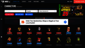 What Msf.gg website looked like in 2019 (4 years ago)